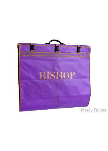 Bishop Vestment Carrying Bag (Purple/Gold)