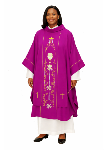 Womens Chasuble Style Wsmq-0175 (Purple)