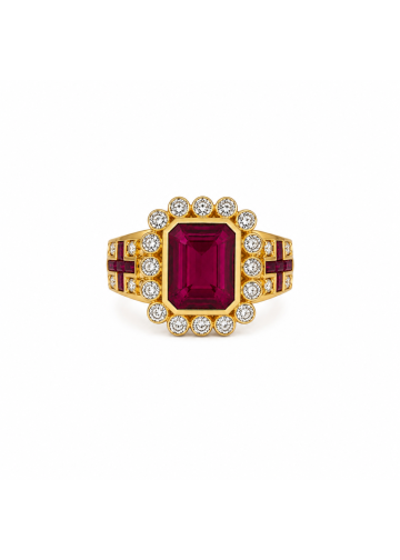 Womens Apostle Clergy Ring Style 2205 (G Red)