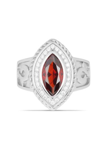 Womens Apostle Clergy Ring Style RNZ0492 (S Red) 5-7