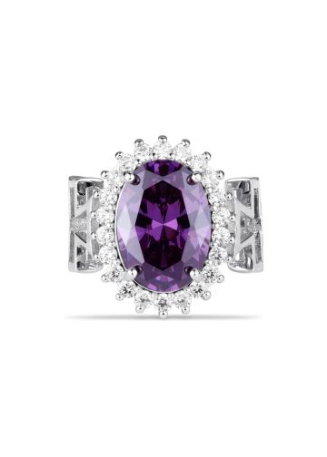 Womens Clergy Bishop Ring SUBS515 (S Purple)