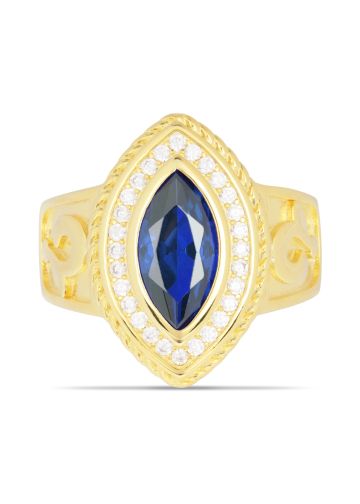 Womens Overseer Clergy Ring Style RNZ0492 (G Royal Blue) 5-7