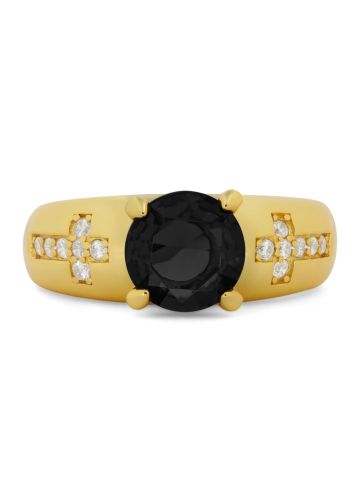 Womens Pastor Clergy Ring Style SUBS998 (G Black)