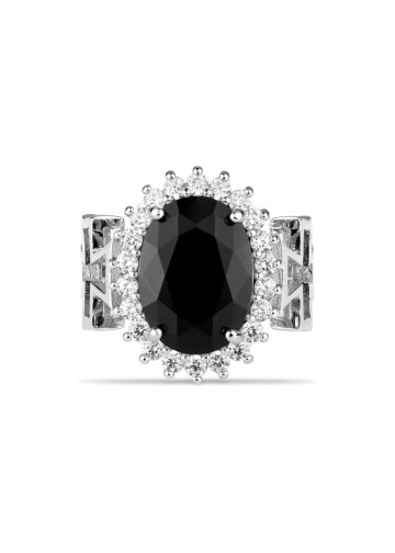 Womens Clergy Pastor Ring SUBS515 (S Black)
