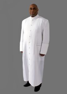 Mens Clergy Robe Bpa101 (White)