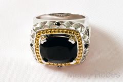 Mens Clergy Pastor Ring (BLACK) SUBS166