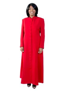 Womens Robe LRPS 20180 (Red) 9 Button