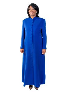 Womens Robe LRPS 20180 (Royal Blue) 9 Button