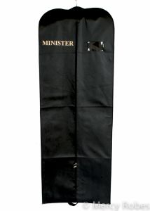  ROBE BAG MINISTER  (BLACK)