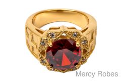 Womens Clergy Apostle Ring Subs525 (Red)