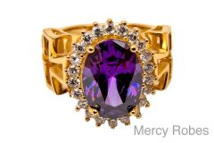 Womens Clergy Bishop Ring Subs515 (G Purple)