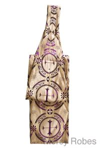 Liturgical Traditional Tippet (Gold/Purple Lt)