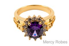 Womens Clergy Bishop Ring Subs513 (Purple)