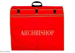 ARCHBISHOP VESTMENT CARRYING BAG (RED/GOLD)