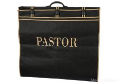 Pastor Vestment Carrying Bag (Black/Gold)