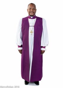 Bishop Vestment (D) (Red Purple) 01