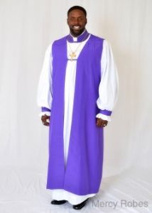 Bishop Vestment (A) (Roman Purple)