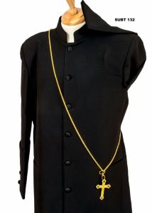 Bishop Pectoral Cross & Chain Style Subt132 Gp