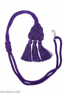 Bishop Tassel Pectoral Cord (Purple) 02