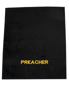 Preaching Hand Towel Preacher (Black/Gold)