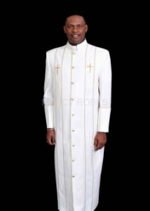 Mens Clergy Robe Style Ime154 (Cream/Gold)