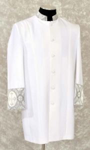  Clergy Jacket 003 (White Silver/Black Lt) 