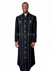 Clergy Robe Style Ime154 (Black/Gold)