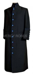 Clergy Robe Bpa101 (Black/Royal Blue)