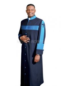 ROBE STYLE IMG156 (NAVY/TEAL)