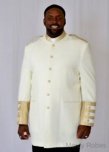 Clergy Jacket CJ010 (Cream/Gold Lt)