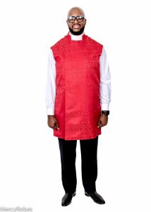 Clergy Apron (Red 2Nd Lt)