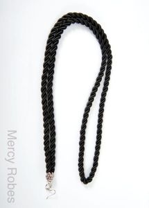 CLERGY CORD STYLE (MERCY THICK) BLACK