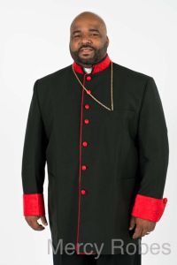 Clergy Jacket CJ031 (Black/Red-2Ndlt)