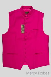 Sale Clergy Vest (Fuchsia)