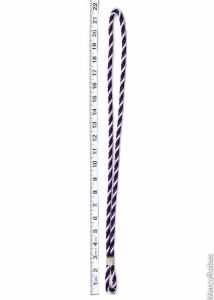 TWO TONE CLERGY CORD (PURPLE/WHITE)