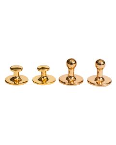 Clergy Collar Polished Studs Set Part # Subs304 G (Gold)