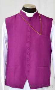 Sale Clergy Vest (Red Purple)