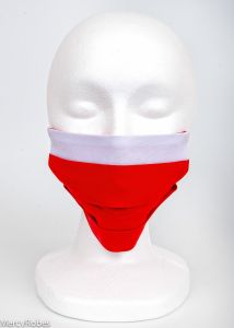 FULL COLLAR CLERGY MASK (RED)