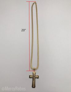 RELIGIOUS PECTORAL  CROSS WITH CHAIN SUBT007 (G)