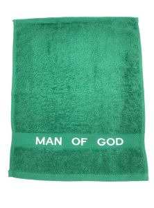 Preaching Hand Towel Man Of God (Green/White)