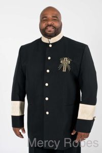 Clergy Jacket CJ036 (Black/Gold)