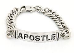 Mens Bracelet Silver (Apostle) Sb
