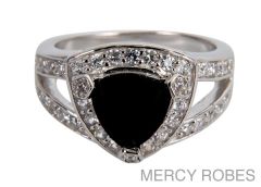Womens Clergy Ring Subs432 S-Black