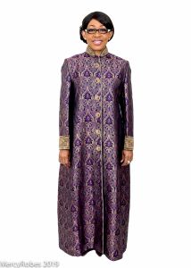 Womens Robe Lr Exclusive 2019 (A) (Purple/Gold)