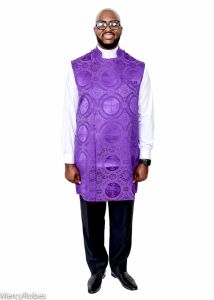 Clergy Apron (Roman Purple Lt)