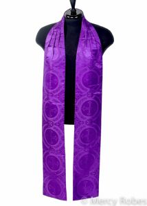 Liturgical Traditional Tippet (Purple Lt)