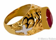 Clergy Apostle Ring Style 2019 G-R (Red Ruby)