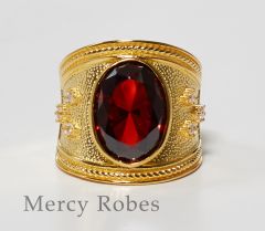 CLERGY APOSTLE RING STYLE SUBS864 (G-R)