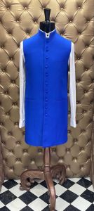 Sale Mens 3/4 Clergy Vest (Royal Blue)