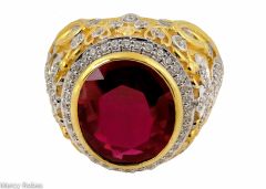 MENS CLERGY APOSTLE RING STYLE MGR2037 (GR)